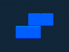 Tetris block S stl file