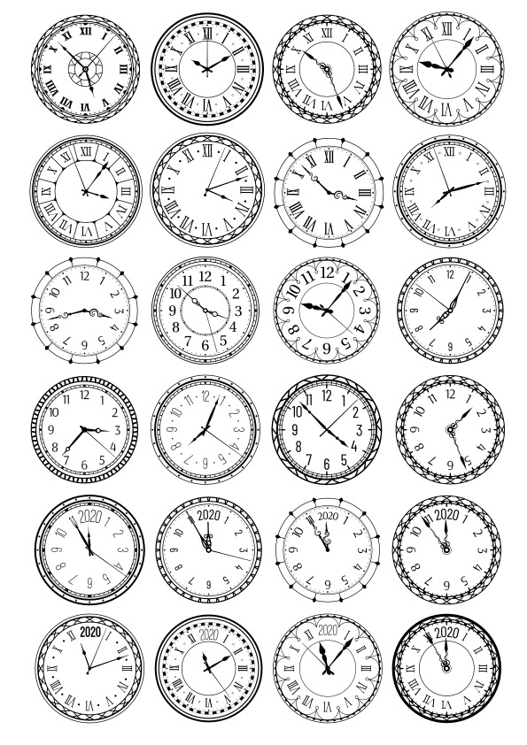 Clocks Vector Set CDR File