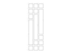 Mdf Door Design 14 dxf File