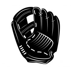 Baseball Gloves dxf File