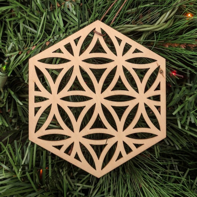 Laser Cut Flower Of Life Sacred Geometry Free Vector Download - 3axis.co