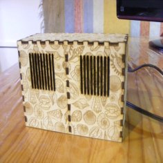 Laser Cut Speakers From Recycled Parts