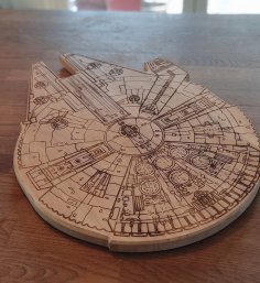 Laser Cut Millennium Falcon Star Wars SVG File