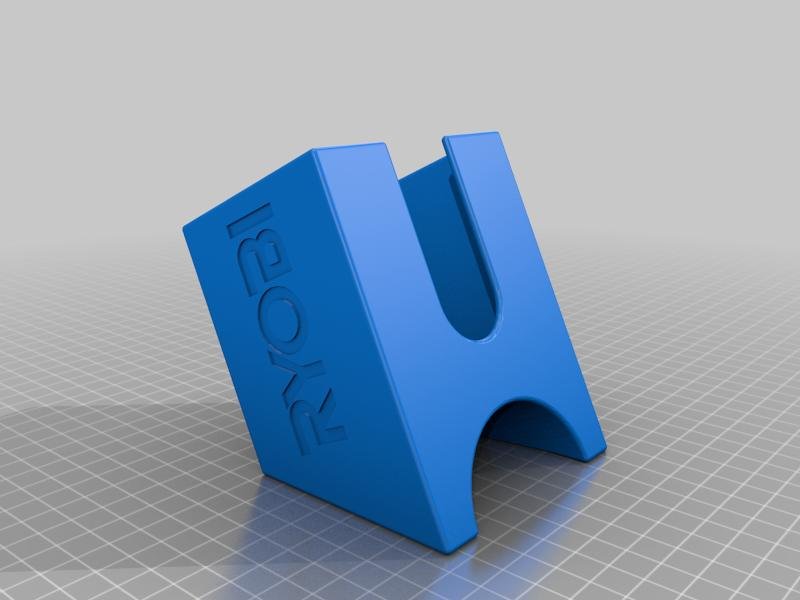 RYOBI Battery Holder 3D Printer Model Download Free STL File - 3axis.co