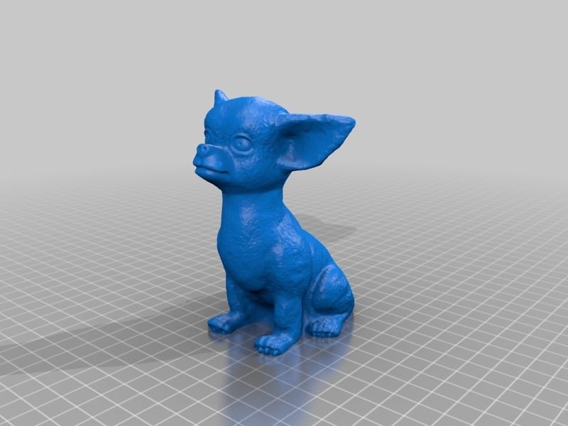 Chihuahua 3D Printer Model Download Free STL File - 3axis.co