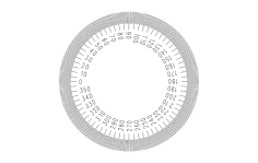 Protractor dxf File