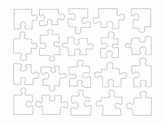 Puzzle dxf File