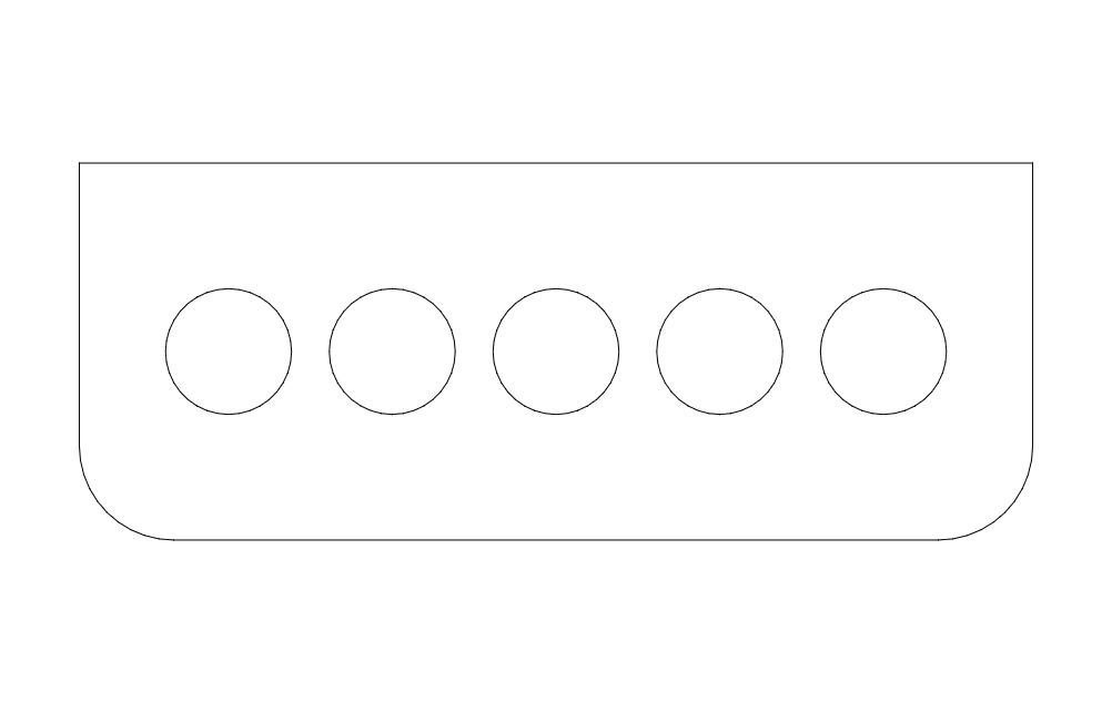 Holder pockets export dxf File Free Download 3axis.co