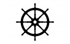 Ships wheel dxf File