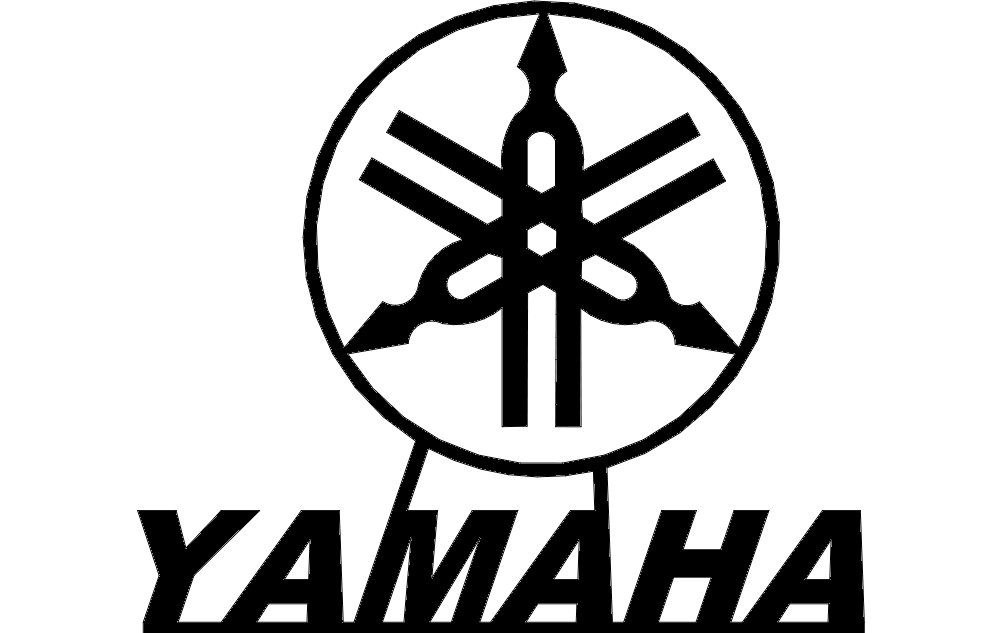 Yamaha Logo dxf File Free Download - 3axis.co