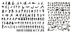 Sports Silhouettes Vectors Free Vector