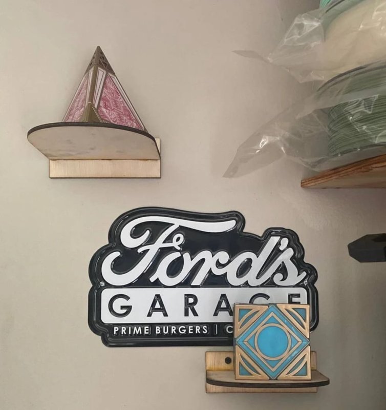 Laser Cut Star Wars Holocron Shelf DXF File Free Download - 3axis.co - 3D model önizlemesi