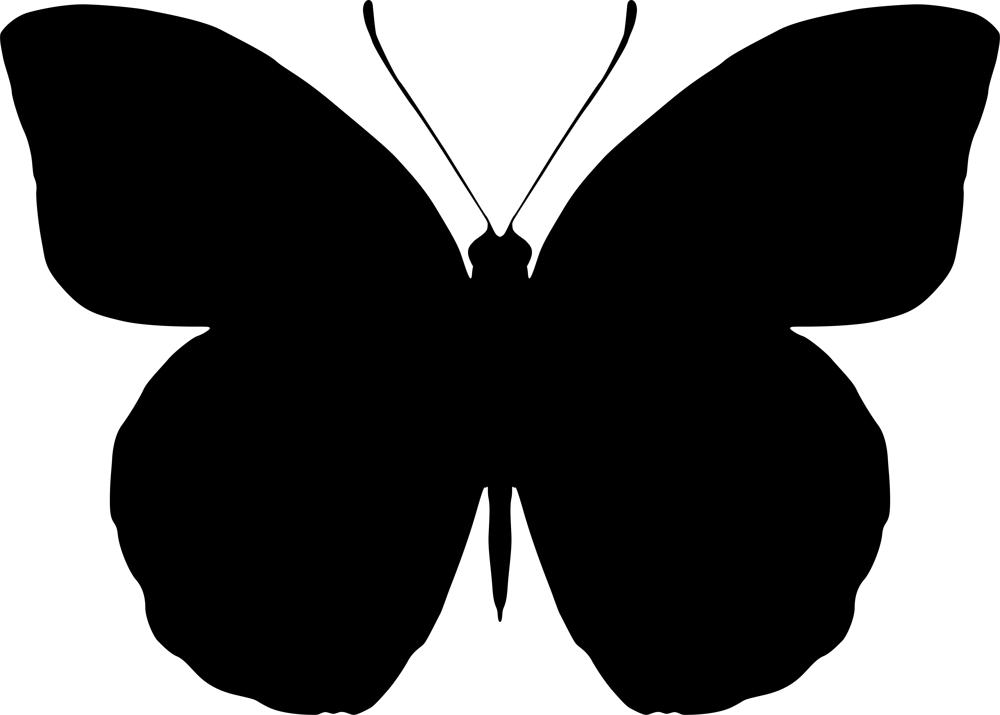 Butterfly Silhouette Vector Art Free Vector cdr Download - 3axis.co