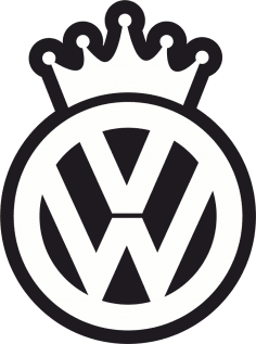 VW King Decal Sticker Free Vector