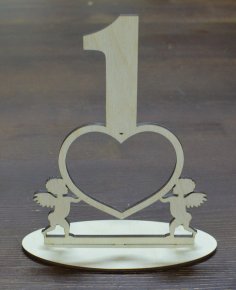 Laser Cut Table Numbers Free Vector