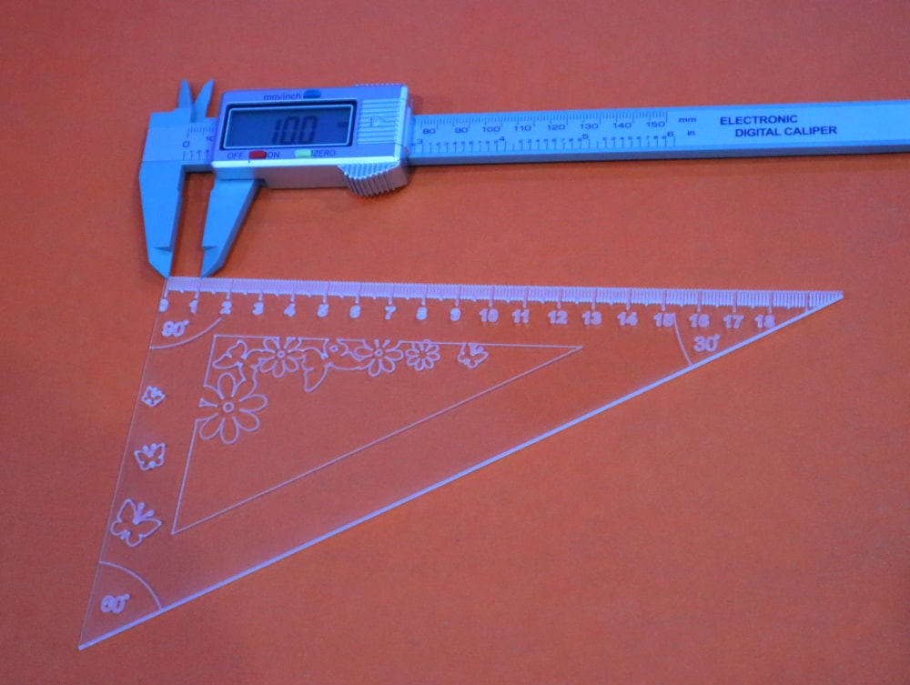 Laser Cut Triangle Ruler DXF File Free Download 