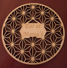 Laser Cut Personalized Trivet SVG File