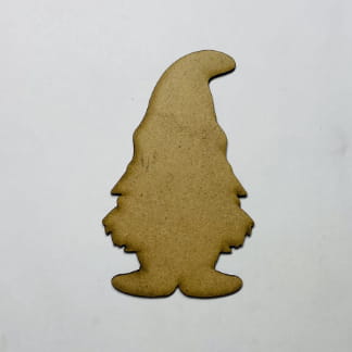 Laser Cut Wood Gnome Cutout Gnome Shape Unfinished Free Vector