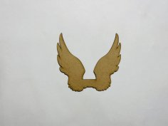 Laser Cut Angel Wings Wooden Cutout Unfinished Craft Free Vector