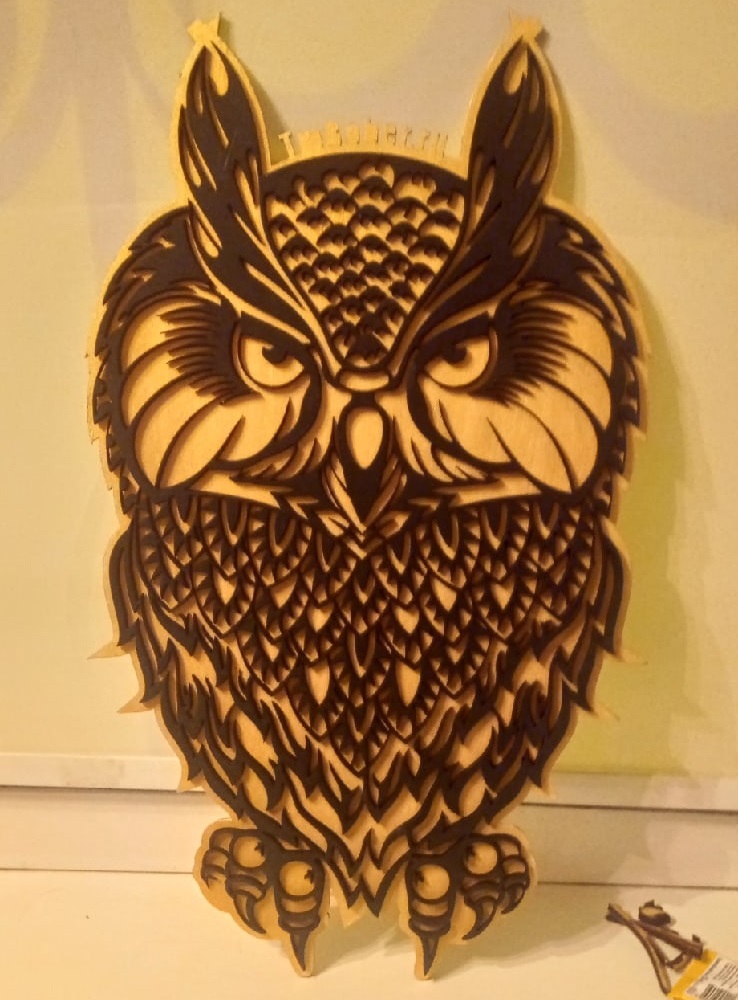 Laser Cut Owls Panel Wall Decor Free Vector